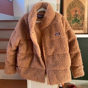 Patagonia High Pile Fleece Jacket Women’s size XL brown